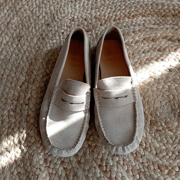 Zara Real Suede Loafers - Picture 7 of 15